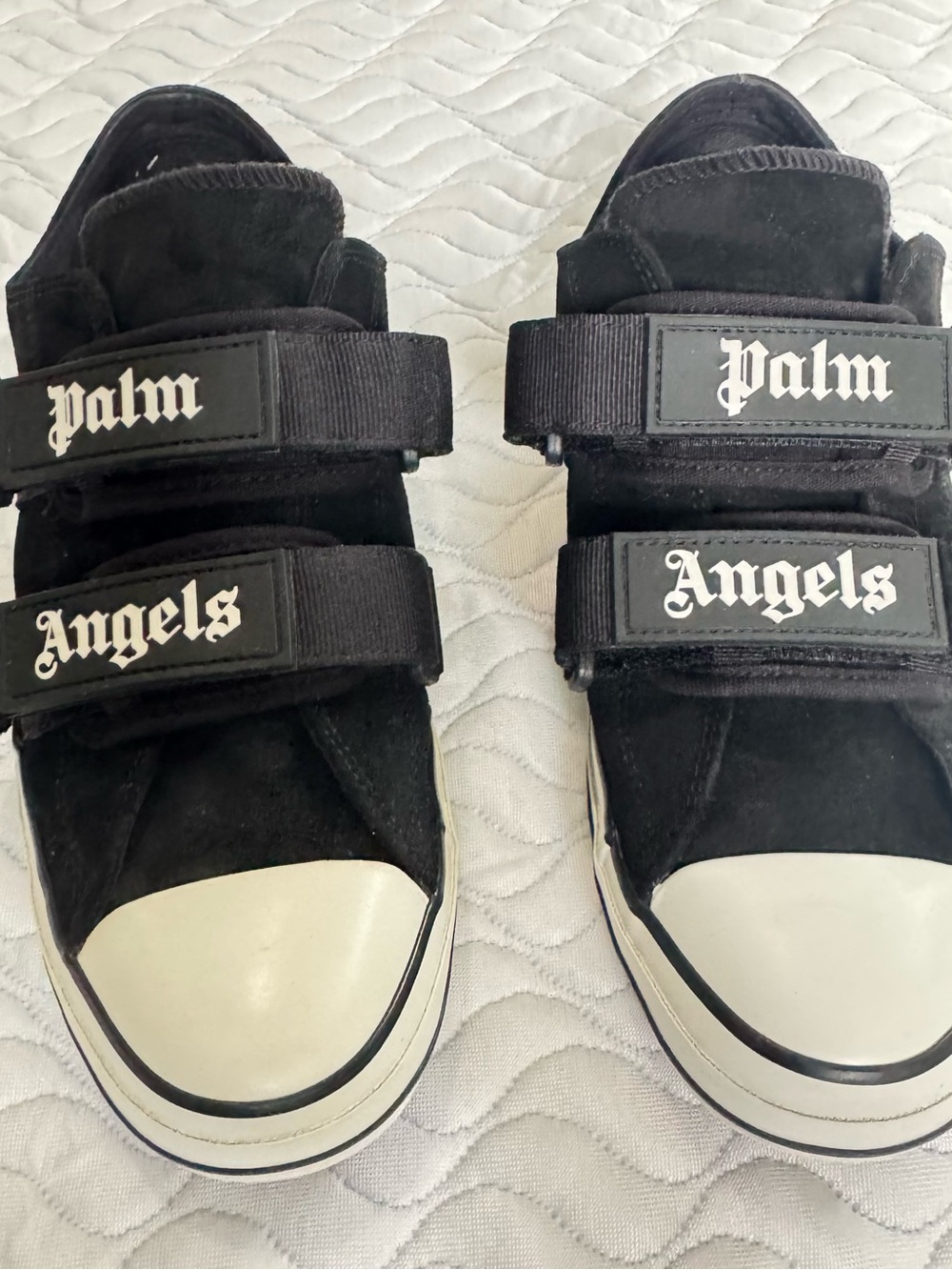 Palm Angels Velcro Vulcanized Black Sneakers EU 41